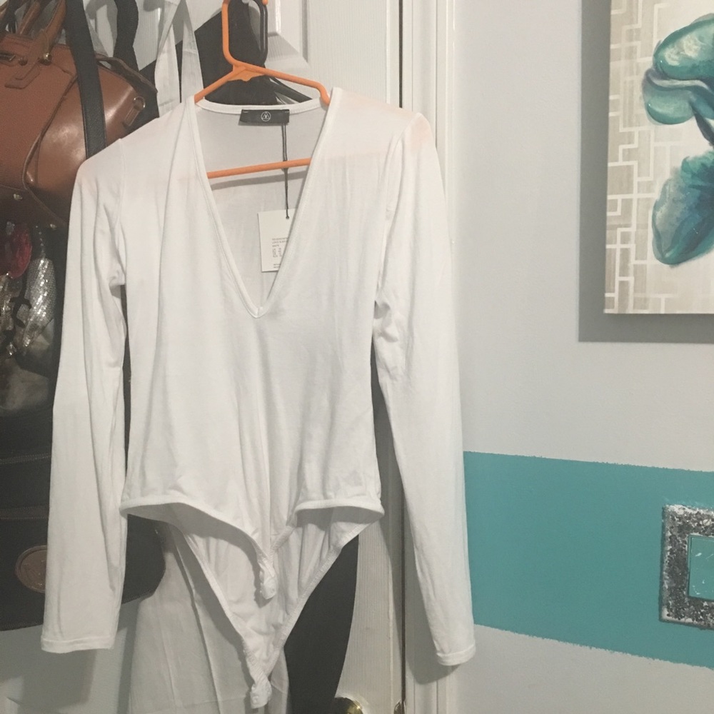 Missguided white bodysuit